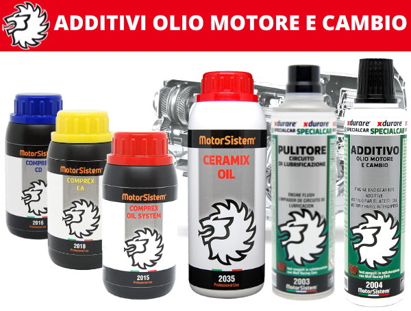 additivi motorsistem per olio lubrificante motore e cambio