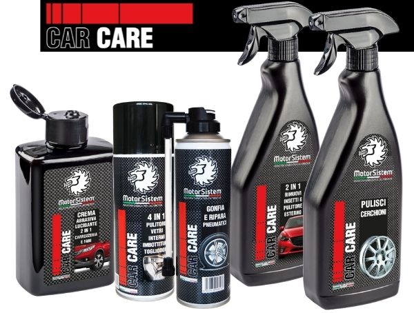 Prodotti per la cura dell'automobile Car Care di MotorSistem