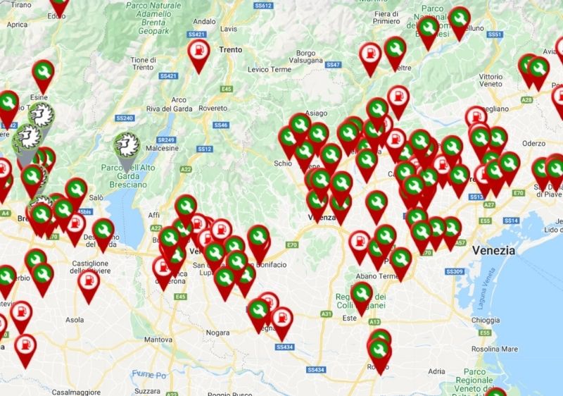 mappa officine motorsistem